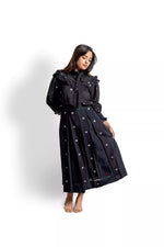 Load image into Gallery viewer, Black co ord set - Celestial Shadow