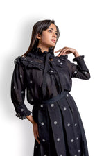 Load image into Gallery viewer, Black co ord set - Celestial Shadow