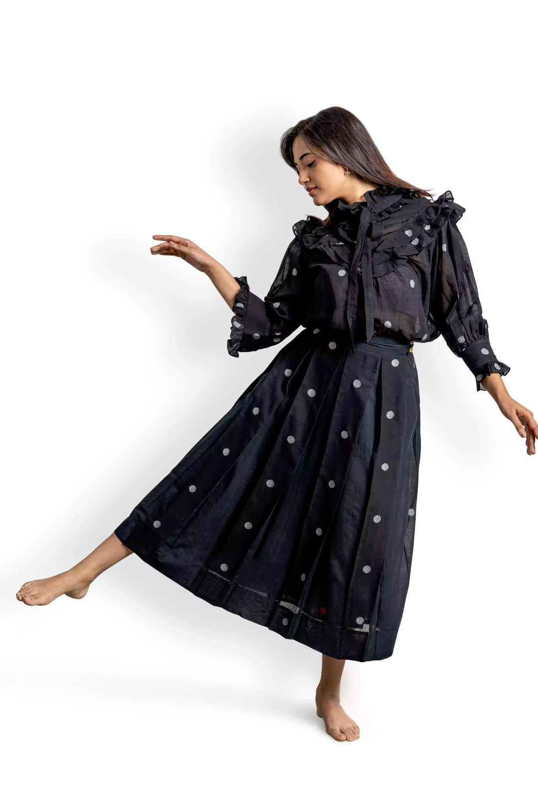 Black co ord set -  Celestial Shadow