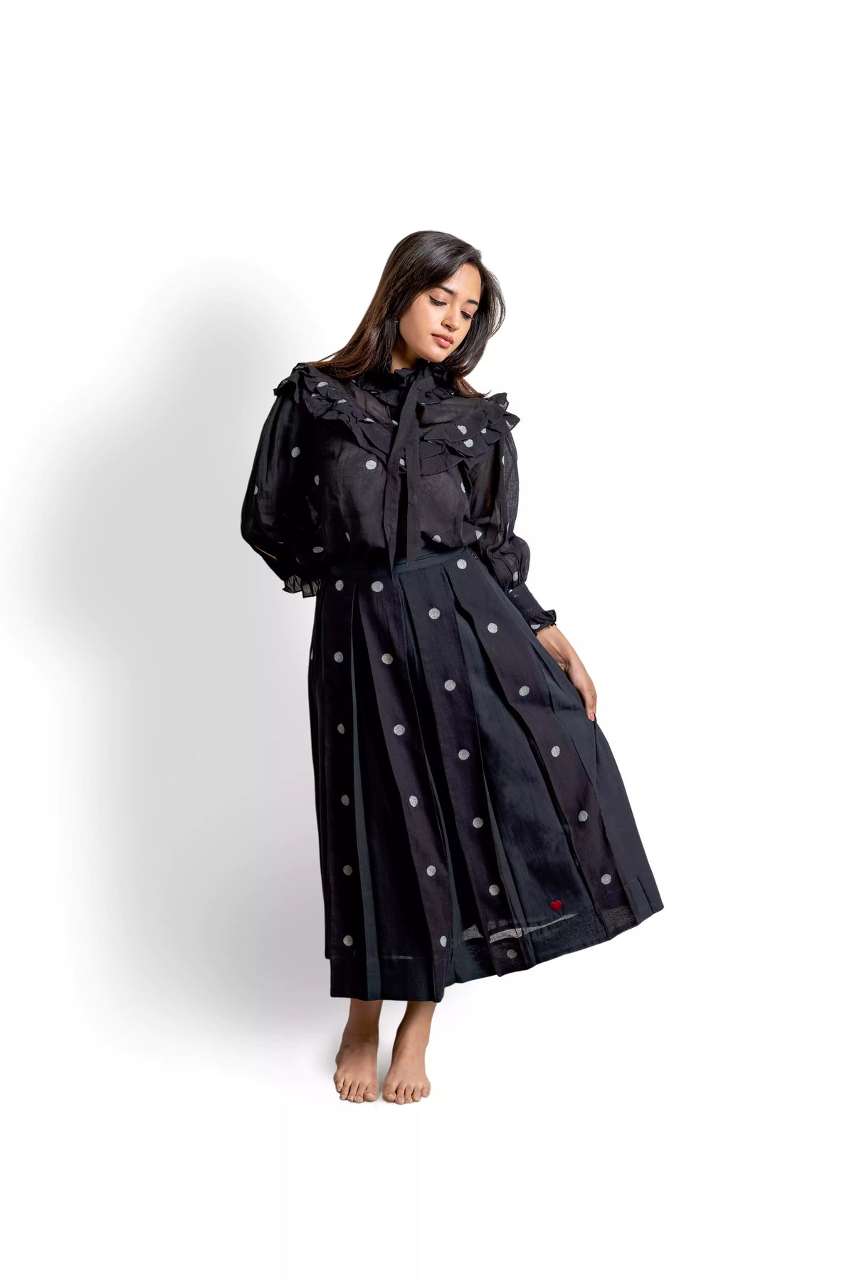 Black co ord set    celestial shadow