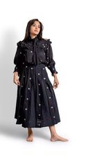 Load image into Gallery viewer, Black co ord set -  Celestial Shadow
