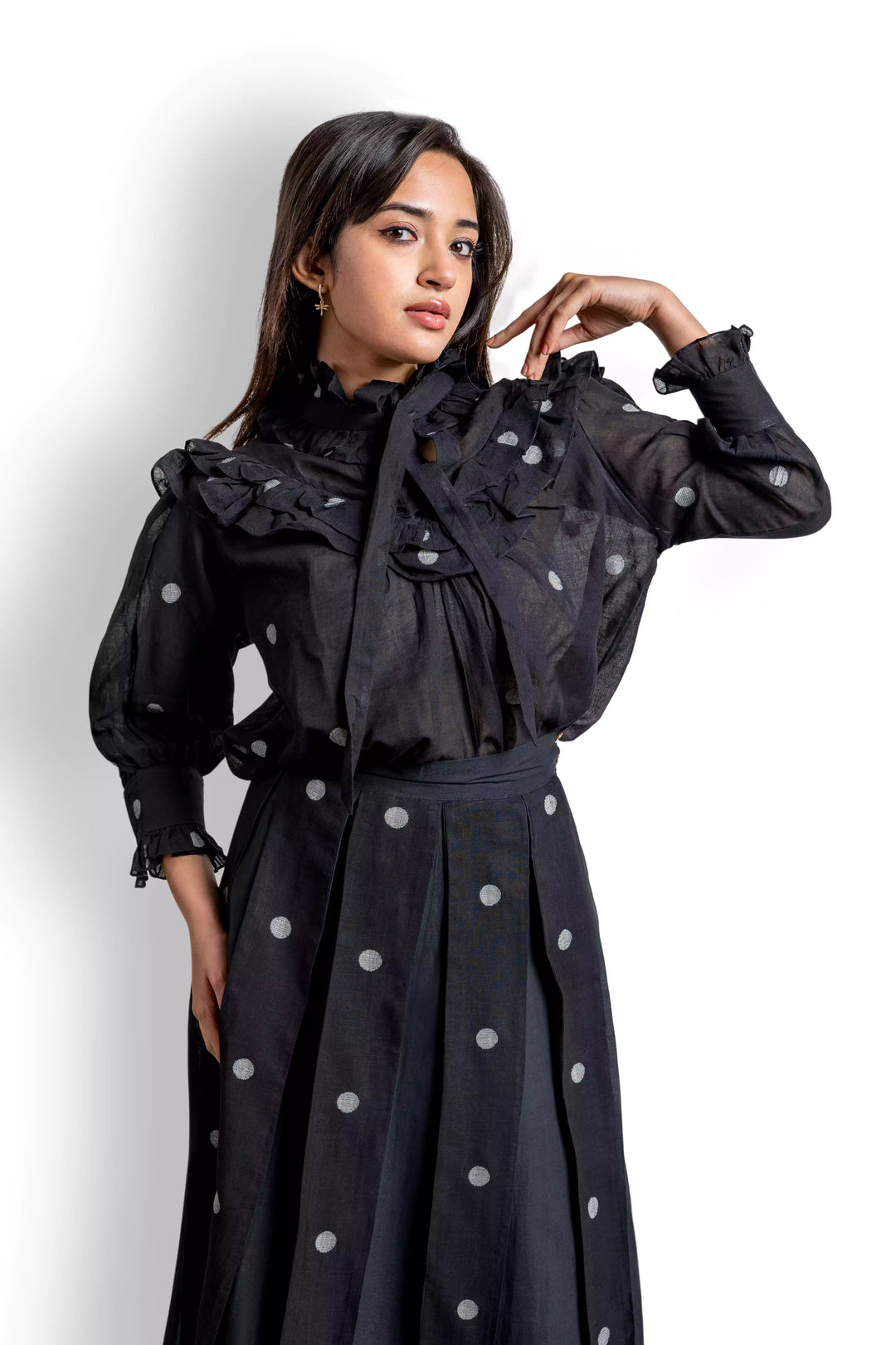 Black co ord set -  Celestial Shadow